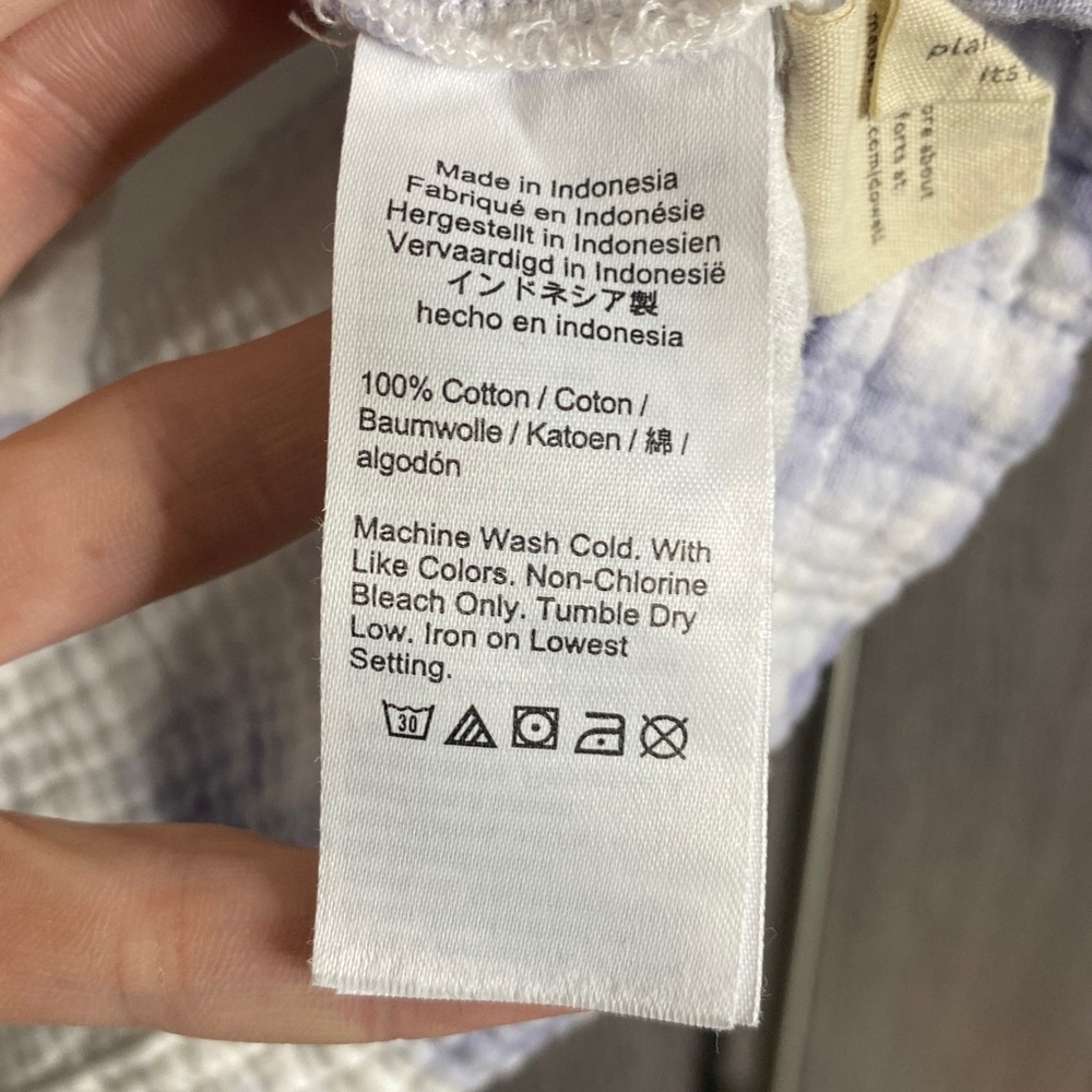 Madewell Lightspun Beachside Shirt in Tie-Dye Women's Small - Picture 5 of 6